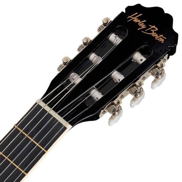 Классическая гитара Harley Benton CG200CE-BK Set 4/ 4, Классическая, Черный photo 5