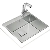 Chiuvetă Teka Forlinea RS15 50.40 54 x 50 / Oțel inoxidabil / Silver photo 3