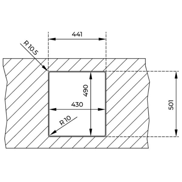 Chiuvetă Teka Forlinea RS15 50.40 50 x 44 / Oțel inoxidabil / Silver photo 3 Chiuvetă Teka Forlinea RS15 50.40 50 x 44 / Oțel inoxidabil / Silver photo 3