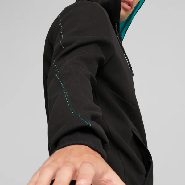 Толстовка для мужчин Puma Mapf1 Hooded Sweat Jacket Прямой/ Черный photo 6