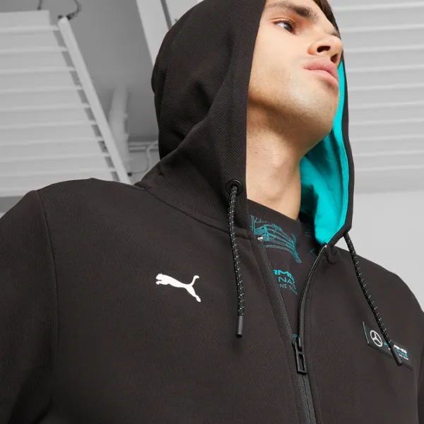 Толстовка для мужчин Puma Mapf1 Hooded Sweat Jacket Прямой/ Черный photo 5