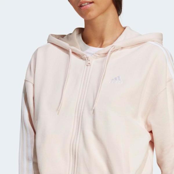 Hanorac pentru femei Adidas Essentials 3-Stripes French Terry All-season/ Pink photo 5