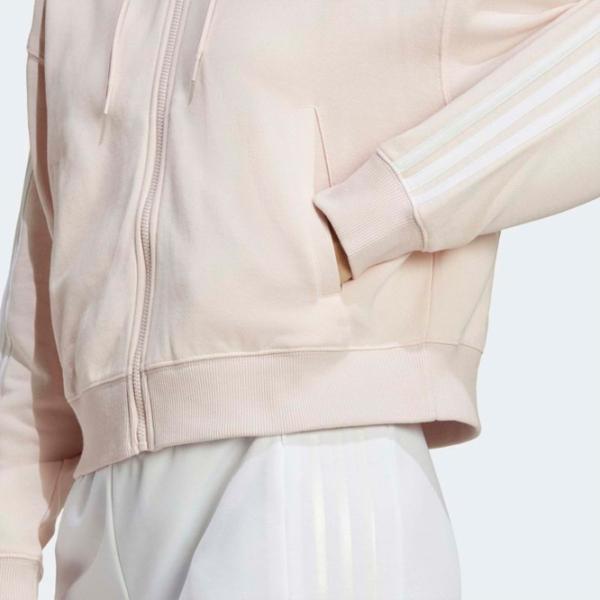 Толстовка для женщин Adidas Essentials 3-Stripes French Terry Всесезонные/ Розовый photo 6