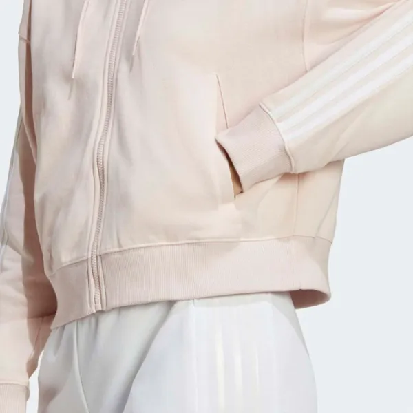 Hanorac pentru femei Adidas Essentials 3-Stripes French Terry All-season/ Pink photo 6