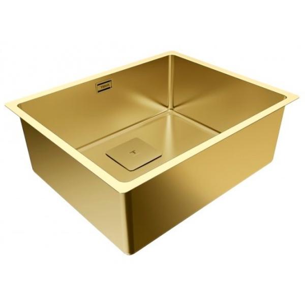 Chiuvetă Teka Flexlinea RS15 50.40 54 x 44 / Oțel inoxidabil / Gold photo 2 Chiuvetă Teka Flexlinea RS15 50.40 54 x 44 / Oțel inoxidabil / Gold photo 2