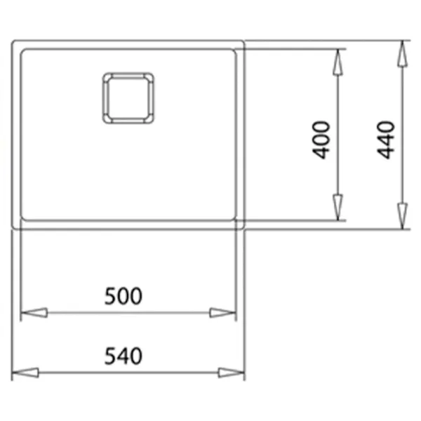 Chiuvetă Teka Flexlinea RS15 50.40 54 x 44 / Oțel inoxidabil / Gold photo 3 Chiuvetă Teka Flexlinea RS15 50.40 54 x 44 / Oțel inoxidabil / Gold photo 3