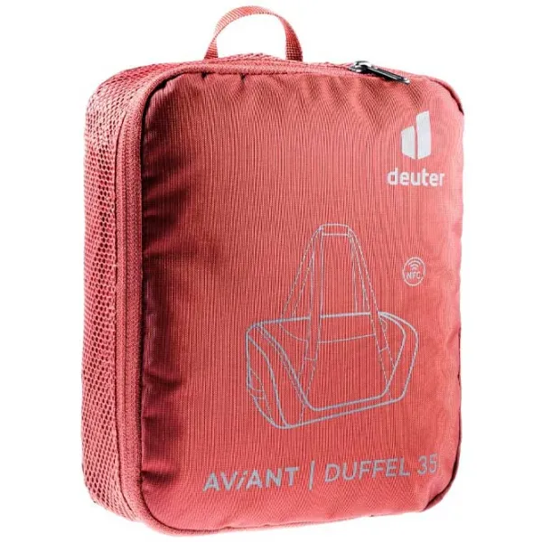 Сумка для путешествий Deuter Aviant Duffel 35 25л/ Черный Красный photo 7