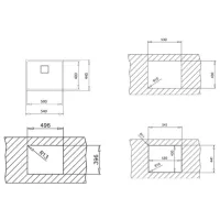 Chiuvetă Teka Flexlinea RS15 50.40 54 x 44 / Oțel inoxidabil / Silver photo 3