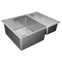 Chiuvetă Teka Flexlinea RS15 2B 580 58 x 44 / Oțel inoxidabil / Silver photo 2