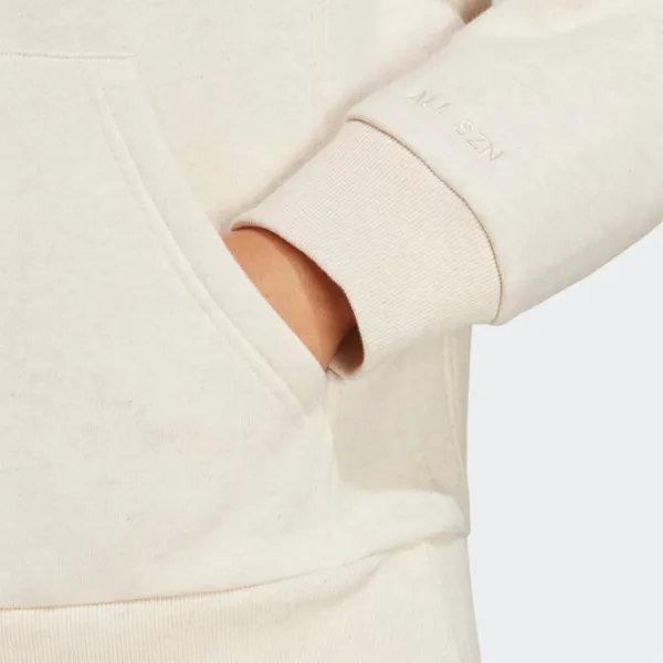 Hanorac pentru femei Adidas All SZN Fleece Full-Zip All-season/ Beige photo 6 Hanorac pentru femei Adidas All SZN Fleece Full-Zip All-season/ Beige photo 6