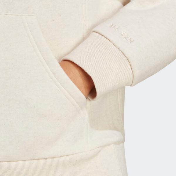 Hanorac pentru femei Adidas All SZN Fleece Full-Zip All-season/ Beige photo 6 Hanorac pentru femei Adidas All SZN Fleece Full-Zip All-season/ Beige photo 6