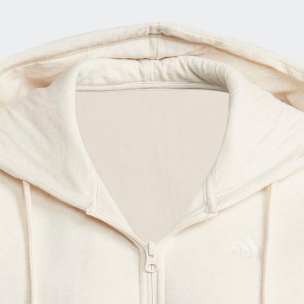 Hanorac pentru femei Adidas All SZN Fleece Full-Zip All-season/ Beige photo 7 Hanorac pentru femei Adidas All SZN Fleece Full-Zip All-season/ Beige photo 7