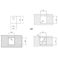Chiuvetă Teka Flexlinea RS15 34.40 44 x 38 / Oțel inoxidabil / Silver photo 3