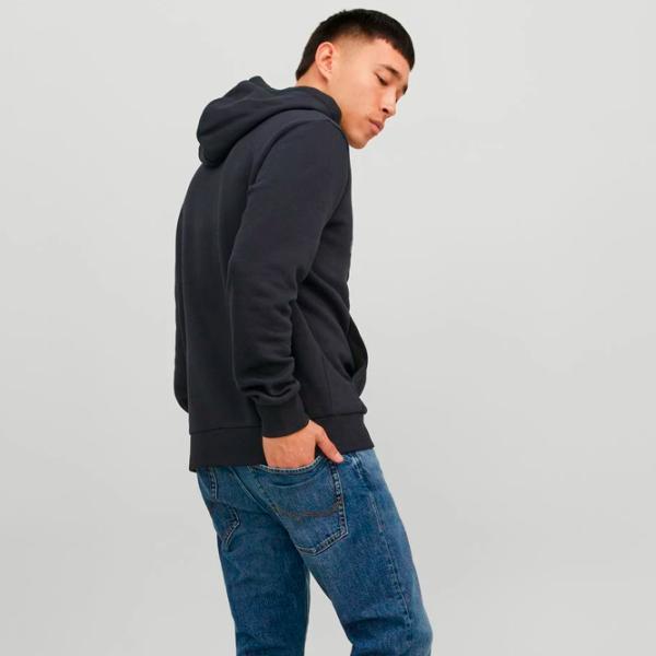 Hanorac pentru bărbați Jack & Jones JJECORP LOGO SWEAT HOOD NOO Black photo 3