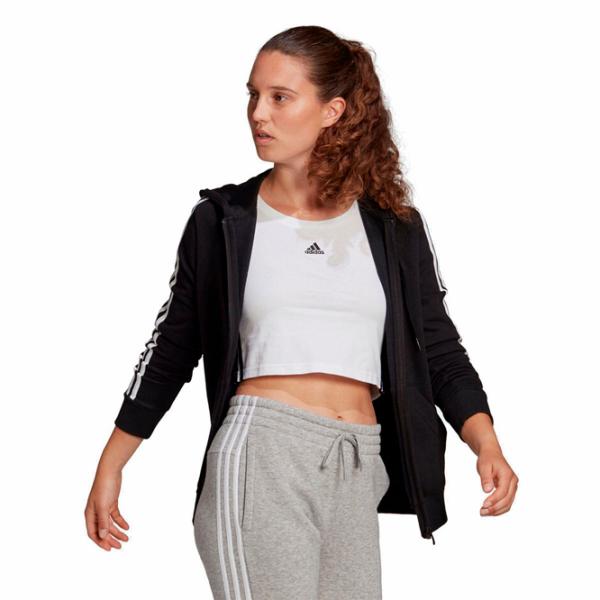 Hanorac pentru femei Adidas Essentials Fleece 3 Stripes All-season/ Black photo 2 Hanorac pentru femei Adidas Essentials Fleece 3 Stripes All-season/ Black photo 2