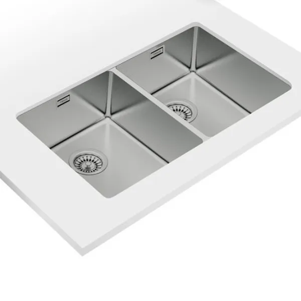 Chiuvetă Teka BE Linea RS15 2B 740 74 x 44 / Oțel inoxidabil / Silver photo 2 Chiuvetă Teka BE Linea RS15 2B 740 74 x 44 / Oțel inoxidabil / Silver photo 2