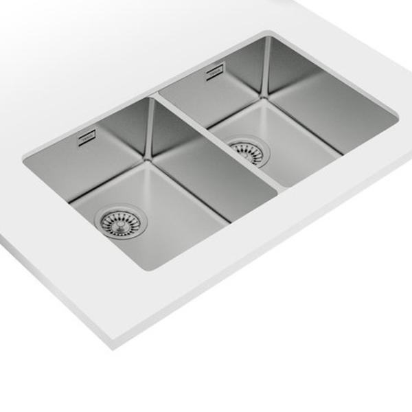 Chiuvetă Teka BE Linea RS15 2B 740 74 x 44 / Oțel inoxidabil / Silver photo 2 Chiuvetă Teka BE Linea RS15 2B 740 74 x 44 / Oțel inoxidabil / Silver photo 2