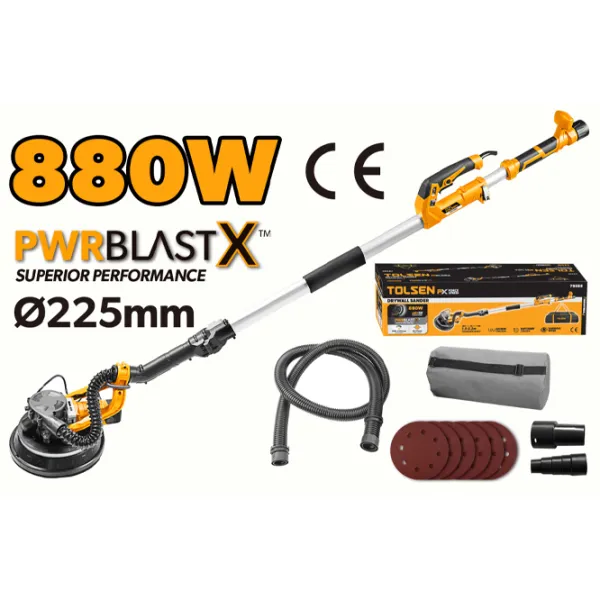 Șlefuitor Tolsen 79585 pentru pereți/ 880 W/ Black photo 2 Șlefuitor Tolsen 79585 pentru pereți/ 880 W/ Black photo 2