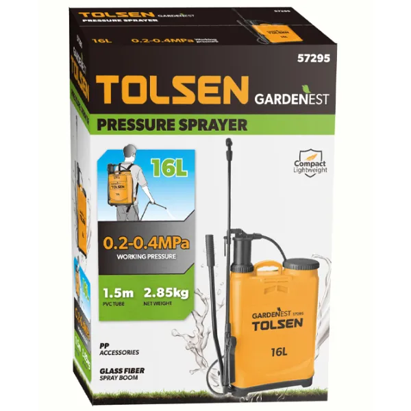 Опрыскиватель Tolsen 57295 Ручной/ Желтый photo 4 Опрыскиватель Tolsen 57295 Ручной/ Желтый photo 4