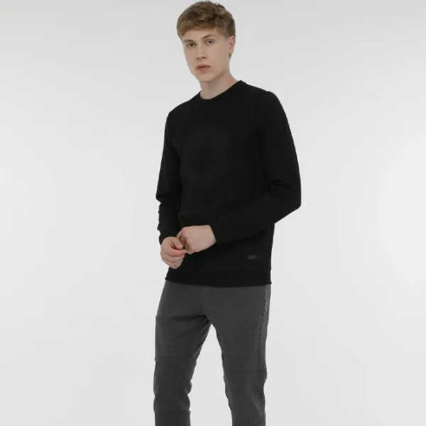 Hanorac pentru bărbați Lumberjack ML ARON 16SD4001 3PR Black photo 5