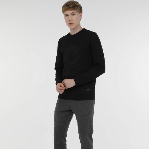 Hanorac pentru bărbați Lumberjack ML ARON 16SD4001 3PR Black photo 5