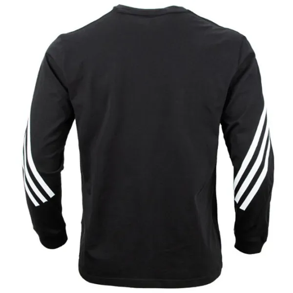Толстовка для мужчин Adidas M Fi 3S Ls Прямой/ Черный photo 2