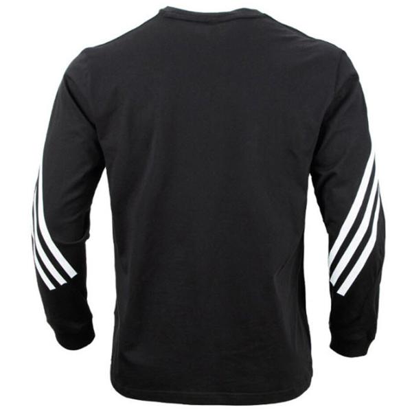 Толстовка для мужчин Adidas M Fi 3S Ls Прямой/ Черный photo 2