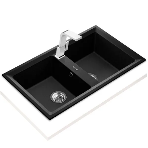 Кухонная мойка Teka Stone 90B TG 2B 86 x 51 / Искусственный камень / Черный photo 2 Кухонная мойка Teka Stone 90B TG 2B 86 x 51 / Искусственный камень / Черный photo 2