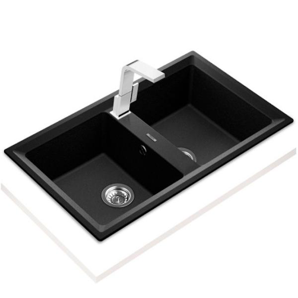Кухонная мойка Teka Stone 90B TG 2B 86 x 51 / Искусственный камень / Черный photo 2 Кухонная мойка Teka Stone 90B TG 2B 86 x 51 / Искусственный камень / Черный photo 2