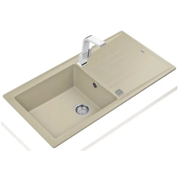 Кухонная мойка Teka Stone 50B TG 1B 1D 86 x 51 / Натуральный камень / Бежевый photo 2