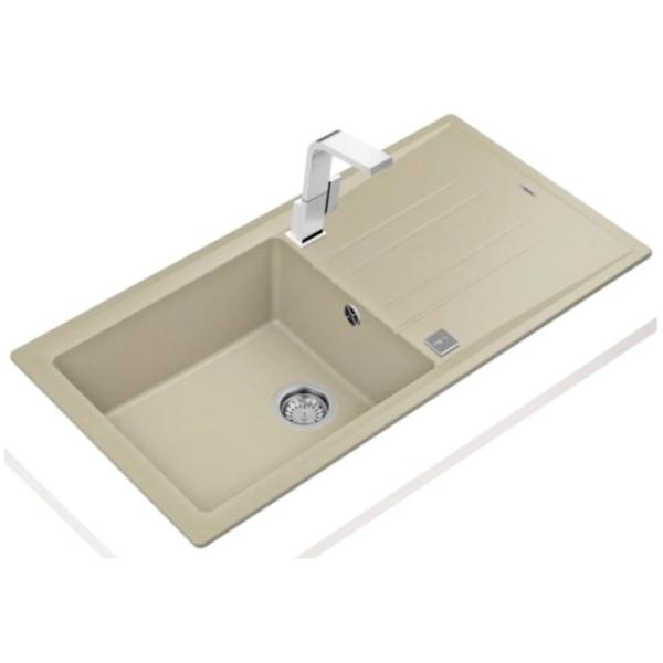 Кухонная мойка Teka Stone 50B TG 1B 1D 86 x 51 / Натуральный камень / Бежевый photo 2