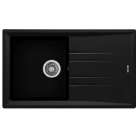 Chiuvetă Teka Stone 50B TG 1B 1D 86 x 51 / Piatră naturală / Black photo 2