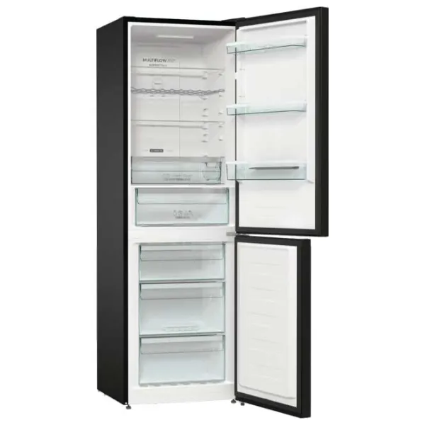 Frigider Gorenje NRK619EABXL4 cu congelator jos 300 l / 185 cm / Black photo 3