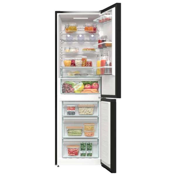 Frigider Gorenje NRK619EABXL4 cu congelator jos 300 l / 185 cm / Black photo 4