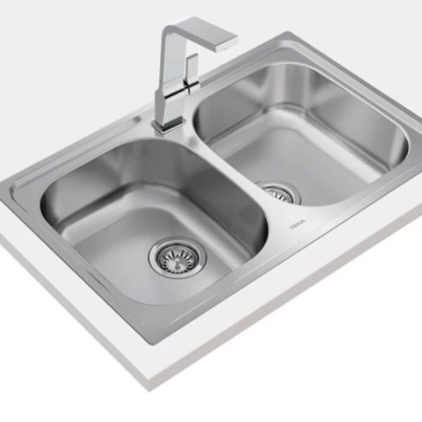 Chiuvetă Teka Universe 2B 80 79 x 50 / Oțel inoxidabil / Silver photo 2 Chiuvetă Teka Universe 2B 80 79 x 50 / Oțel inoxidabil / Silver photo 2