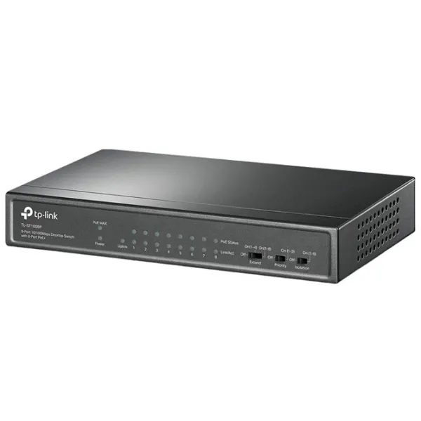 Switch TP-Link TL-SF1009P Black photo 2 Switch TP-Link TL-SF1009P Black photo 2