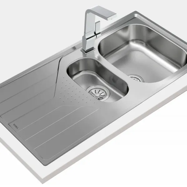 Кухонная мойка Teka Universe 60 T-XP 1ЅB 1D 79 x 50 / Нержавеющая сталь / Серебряный photo 2 Кухонная мойка Teka Universe 60 T-XP 1ЅB 1D 79 x 50 / Нержавеющая сталь / Серебряный photo 2