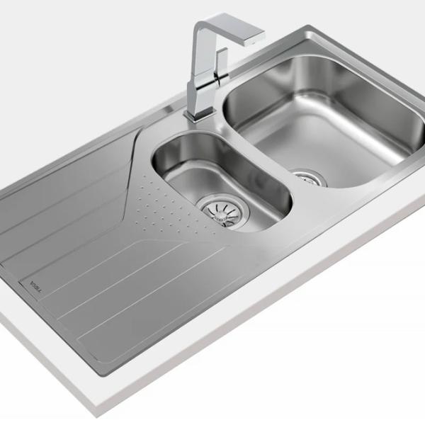 Кухонная мойка Teka Universe 60 T-XP 1ЅB 1D 79 x 50 / Нержавеющая сталь / Серебряный photo 2 Кухонная мойка Teka Universe 60 T-XP 1ЅB 1D 79 x 50 / Нержавеющая сталь / Серебряный photo 2