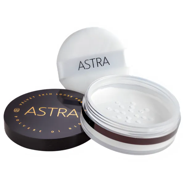 Пудра для лица Astra Velvet Skin 10 г/ Прозрачный photo 2 Пудра для лица Astra Velvet Skin 10 г/ Прозрачный photo 2