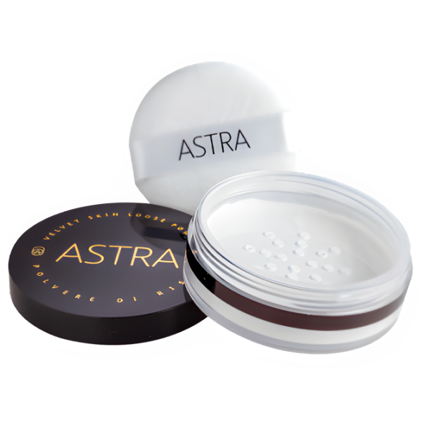 Пудра для лица Astra Velvet Skin 10 г/ Прозрачный photo 2 Пудра для лица Astra Velvet Skin 10 г/ Прозрачный photo 2