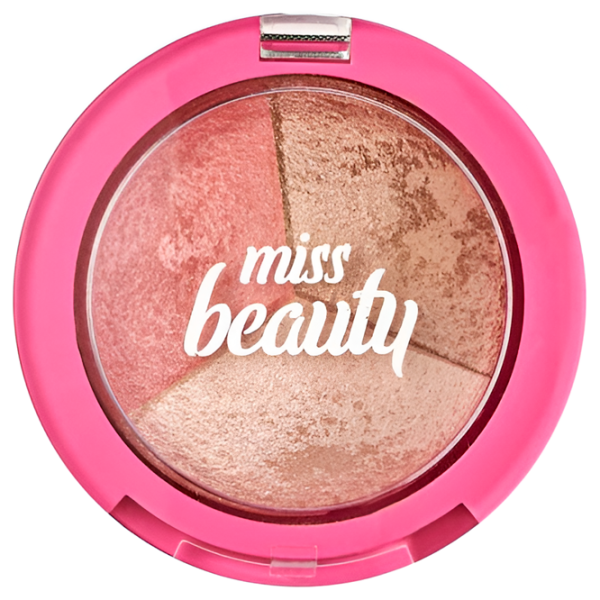 Пудра для лица Golden Rose Miss Beauty 6.5 г/ Trio photo 2