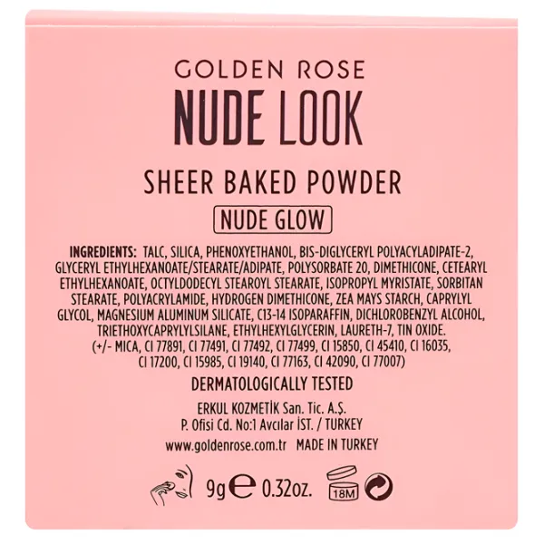 Пудра для лица Golden Rose Nude Look 9 г/ Nude Glow photo 3