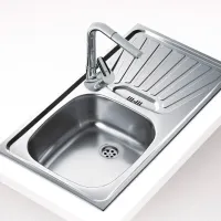 Chiuvetă Teka Deva OD 78 x 43.5 / Oțel inoxidabil / Silver photo 2