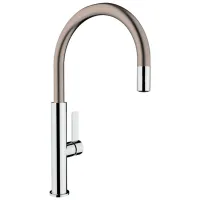 Baterie pentru bucătărie Teka FOT 995 TITANIUM Mono comandă/ pivotantă/ Alamă/ Titanium photo 2