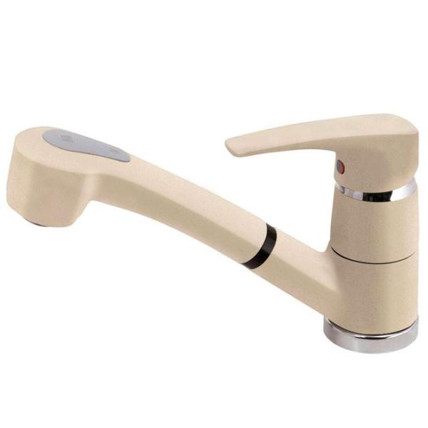 Смеситель для кухни Teka MTP 978 granit TOPASBEIGE Однорычажный/ выдвижной/ Латунь/ Бежевый photo 2