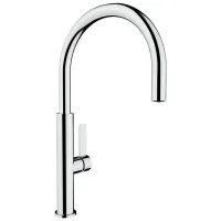 Baterie pentru bucătărie Teka FOT 995 Chrome Mono comandă/ pivotantă/ Alamă/ Crom photo 2