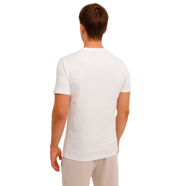 Tricou pentru bărbați Lumberjack ML AUSTIN 11SD1044 3PR Bumbac/ White photo 2