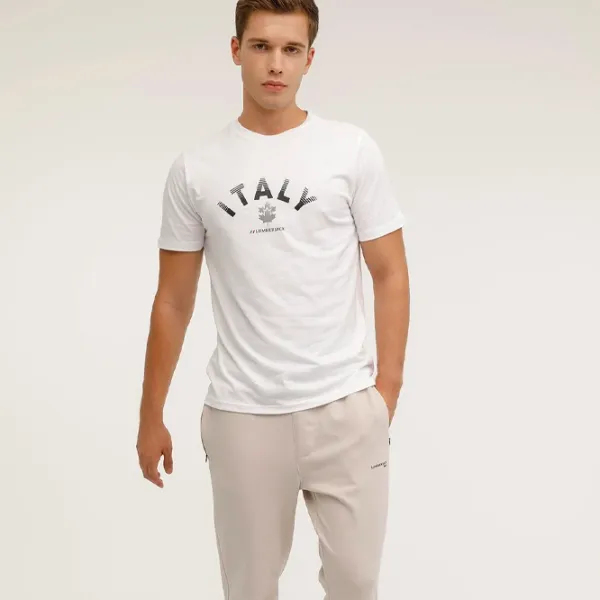 Tricou pentru bărbați Lumberjack ML AUSTIN 11SD1044 3PR Bumbac/ White photo 5