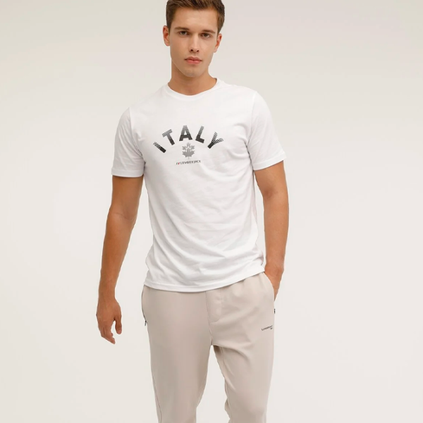 Tricou pentru bărbați Lumberjack ML AUSTIN 11SD1044 3PR Bumbac/ White photo 5