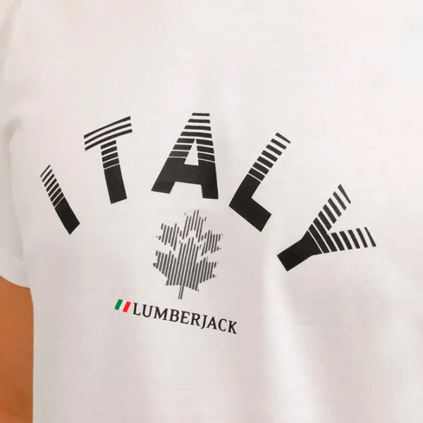 Tricou pentru bărbați Lumberjack ML AUSTIN 11SD1044 3PR Bumbac/ White photo 7